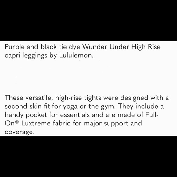 Lululemon Wunder Under high rise legging - Picture 7 of 7